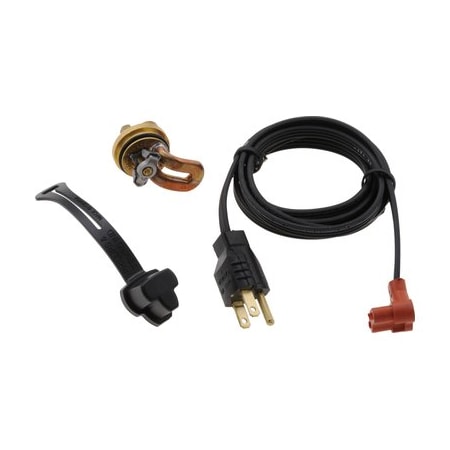 Zerostart Engine Heater - 400W 120V, 30Mm Plug, Brass Adapter Ford, Infinity, Nissan 3100009
